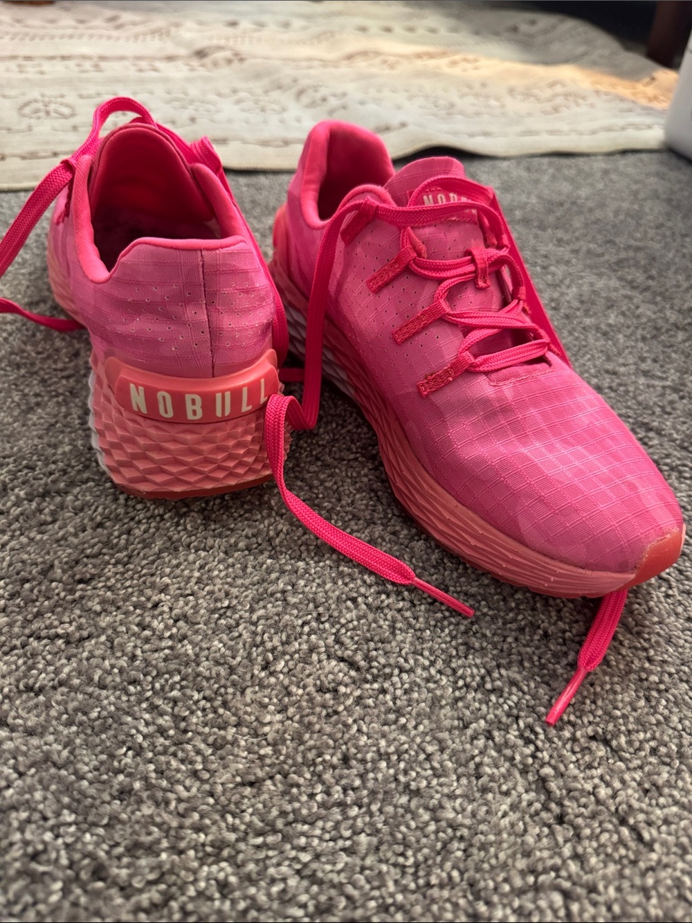 NOBULL Bold Hot Pink Training Sneakers